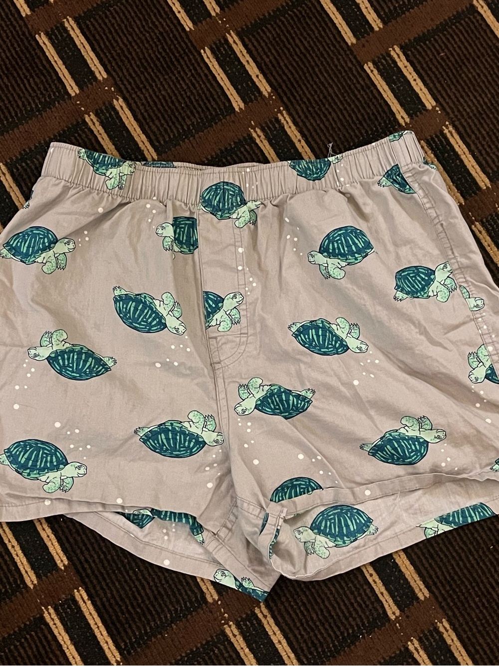 Women’s Old Navy Turtle Boxers Briefs Shorts Medium M Sleepwear Summer Water 812